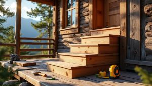 apprenez à fabriquer un escalier en bois solide et esthétique pour votre chalet grâce à notre guide étape par étape, idéal pour ajout d'authenticité et de charme rustique.