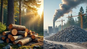 découvrez une analyse comparative de l'impact carbone du bois et du béton pour choisir une construction plus écologique et durable.