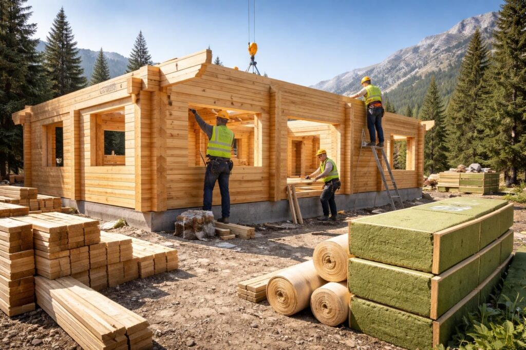 découvrez comment construire un chalet en bois familial avec le kit honka, alliant simplicité d'assemblage et isolation écologique performante grâce aux solutions steico pour un confort optimal et un impact environnemental réduit.