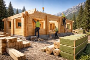 découvrez comment construire un chalet en bois familial avec le kit honka, alliant simplicité d'assemblage et isolation écologique performante grâce aux solutions steico pour un confort optimal et un impact environnemental réduit.