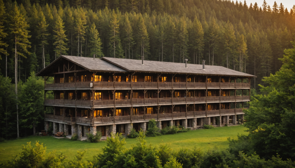 découvrez nos lodges en bois et hôtels nature alliant charme authentique et ventilation naturelle pour un séjour confortable et écologique.