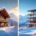 découvrez les avantages et inconvénients d'un chalet ou d'un appartement en station pour bien choisir votre investissement immobilier en montagne.
